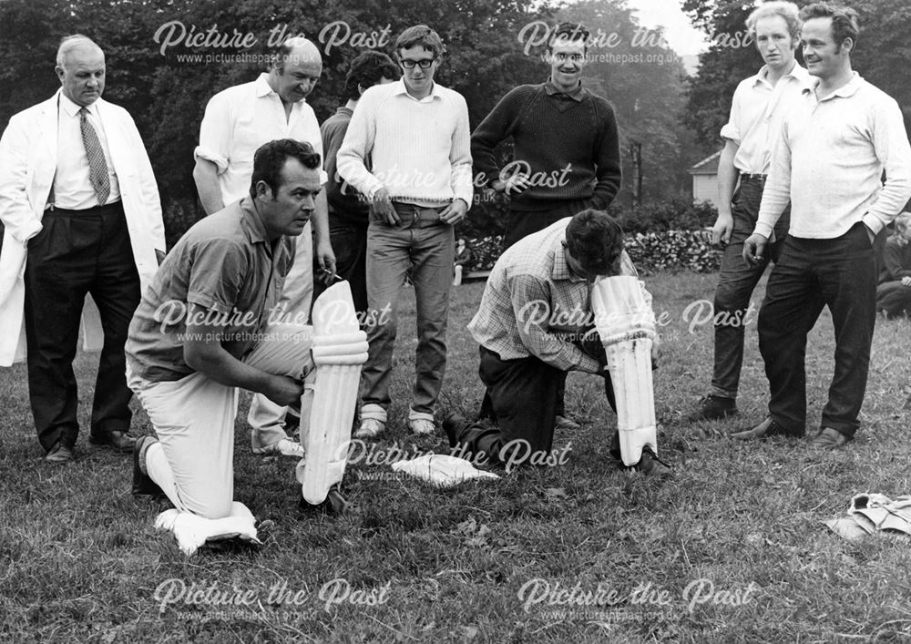 Cricket Match, Taddington, 1969