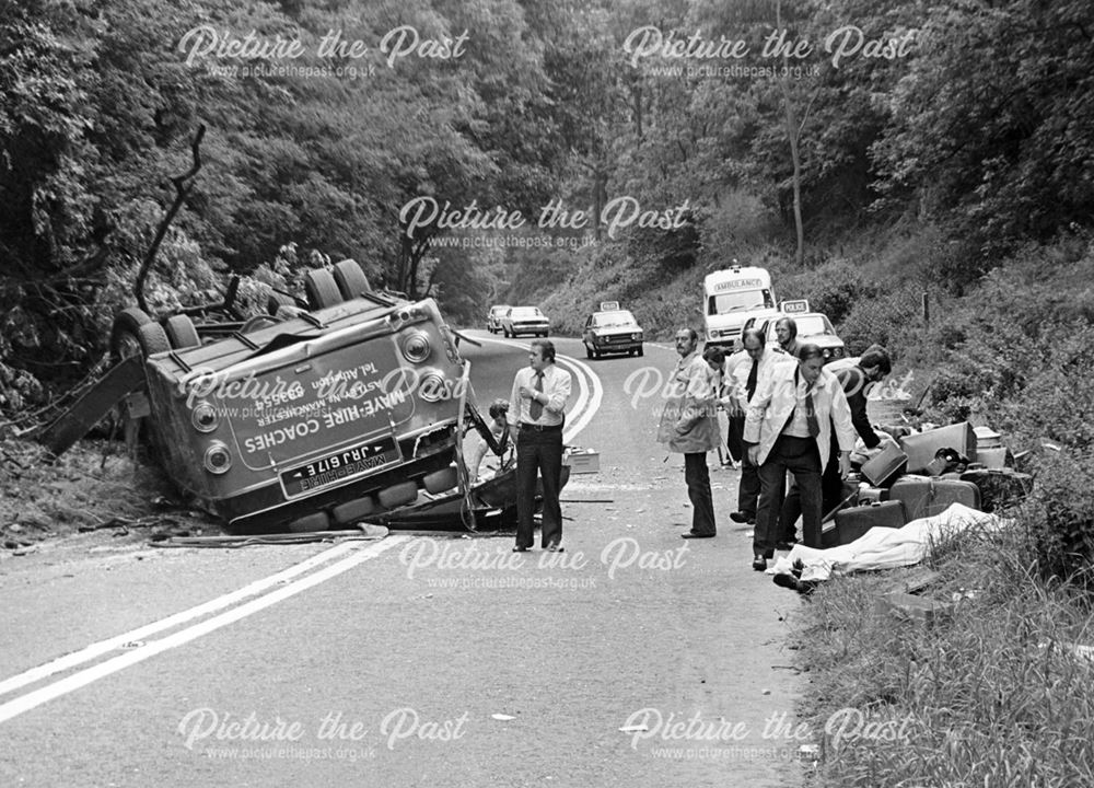 Coach Crash at Taddington Dale, 1978