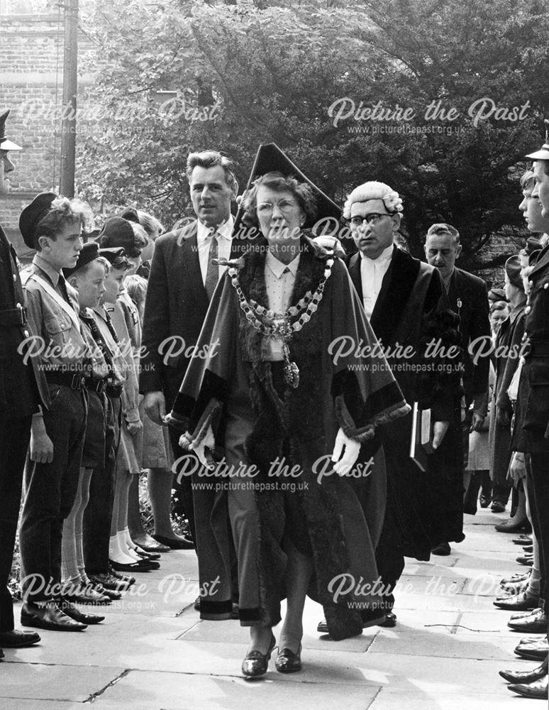 Mayoral Procession, St Johns Church, Buxton