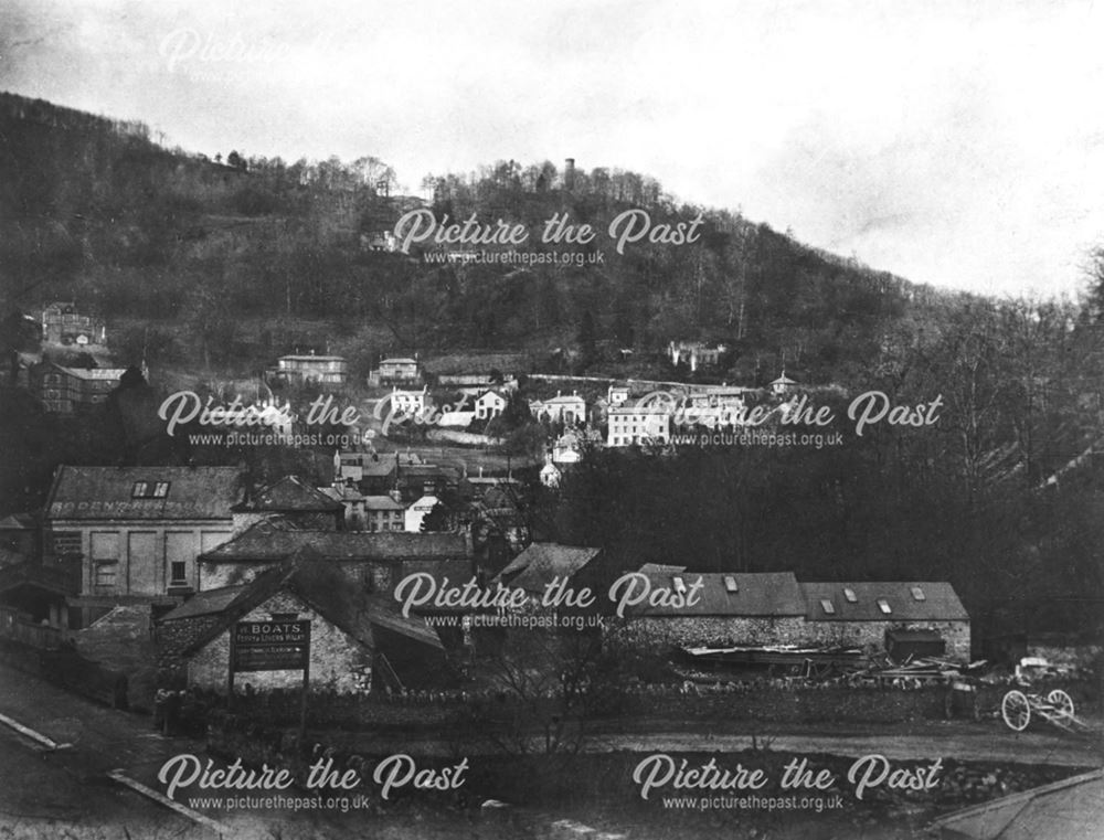 View of part of Matlock Bath, now demolished
