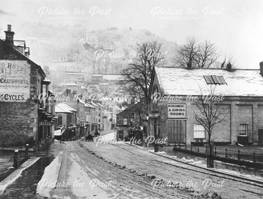 View of part of Matlock Bath, with Boden's Refreshment rooms, now demolished