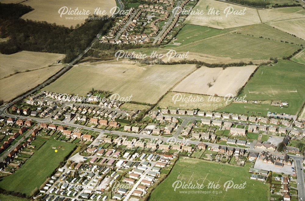 An aerial view of old Tupton