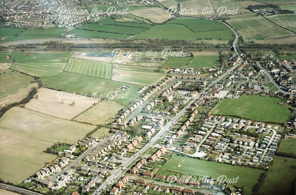An aerial view of Tupton