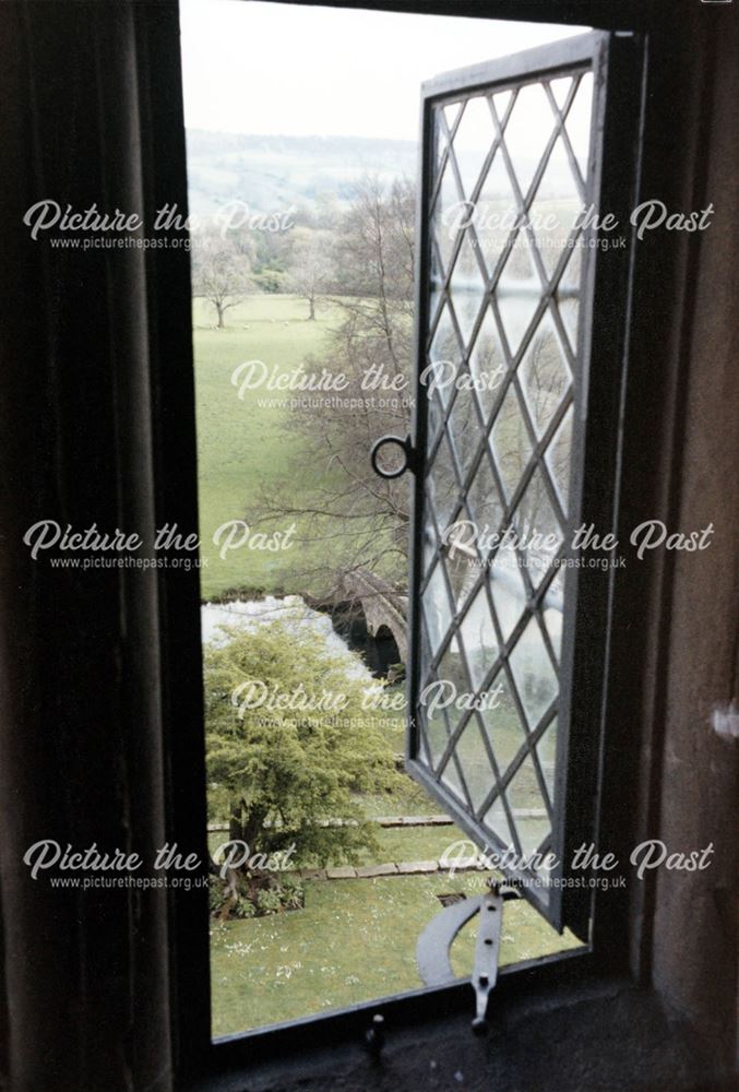 Haddon Hall; view from a window