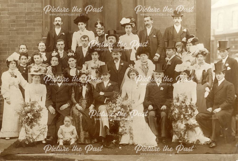 A wedding group at Killamarsh