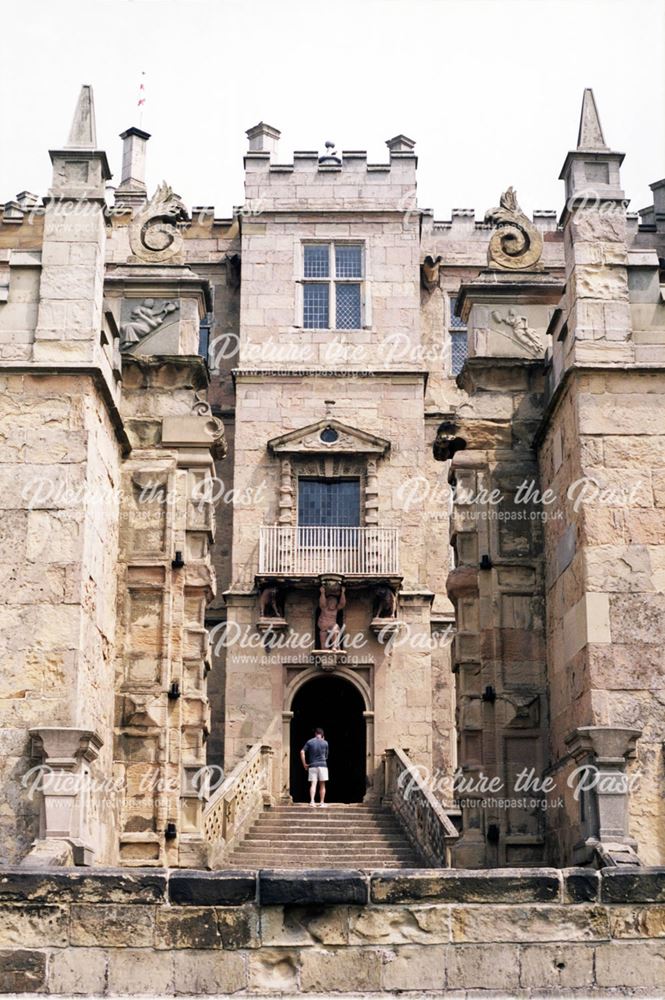 Bolsover Castle - Steps and entrance to the 'Little Castle'