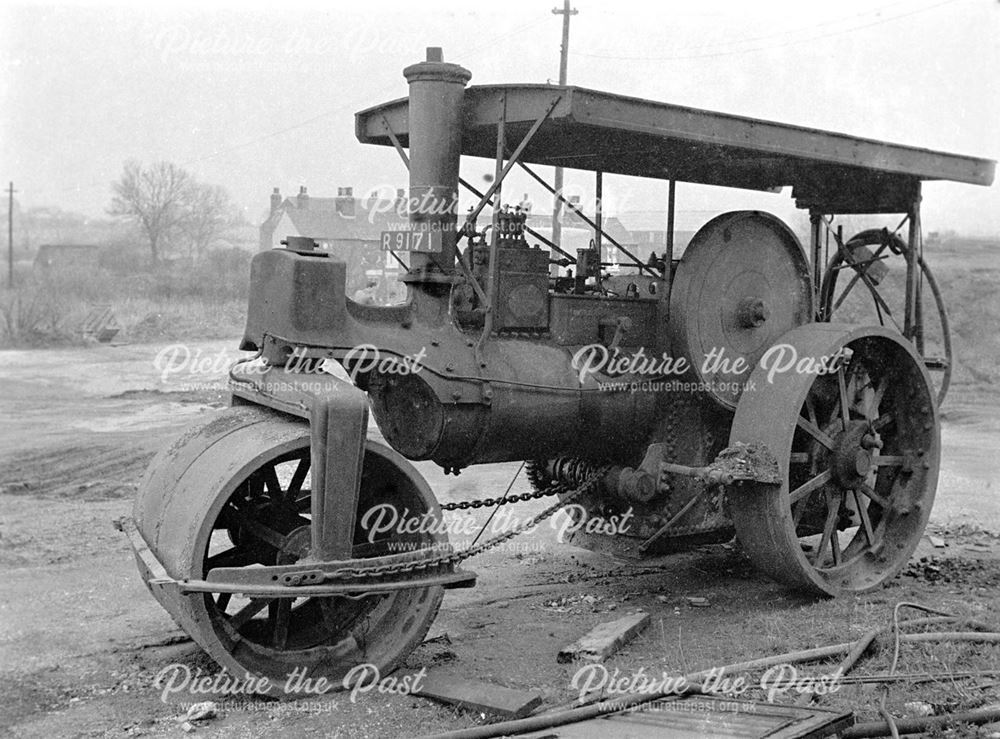 Steam Roller at Holbrook Colliery, Killamarsh