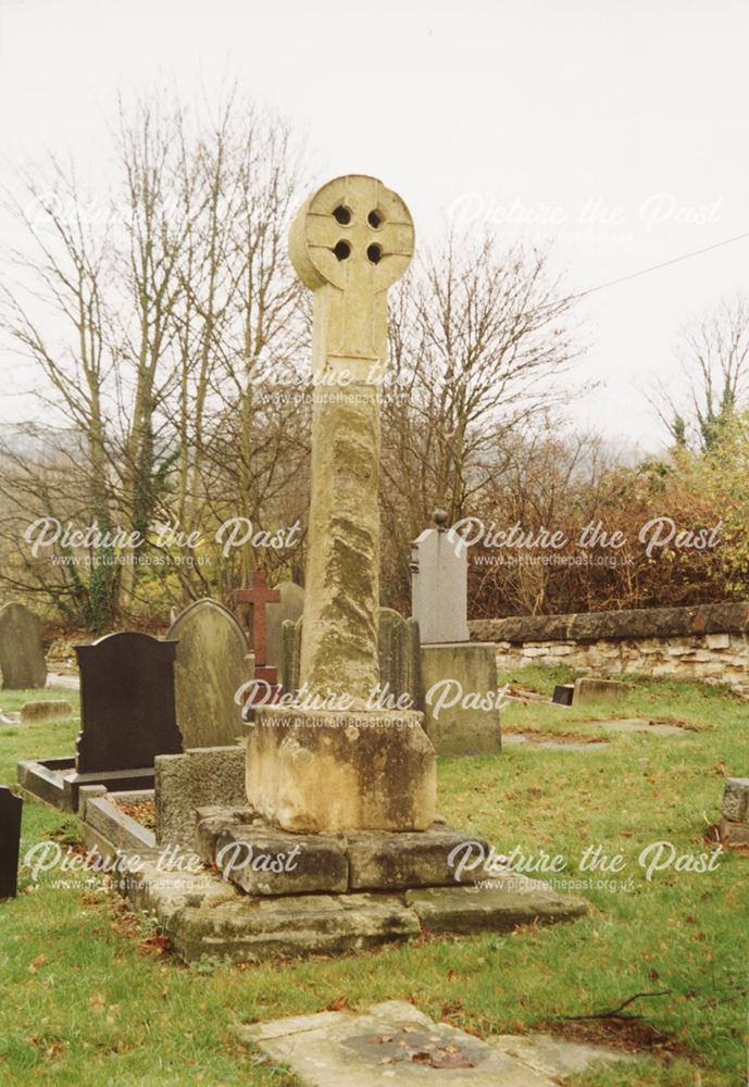 Saxon cross in St Giles parish churchyard, Killamarsh