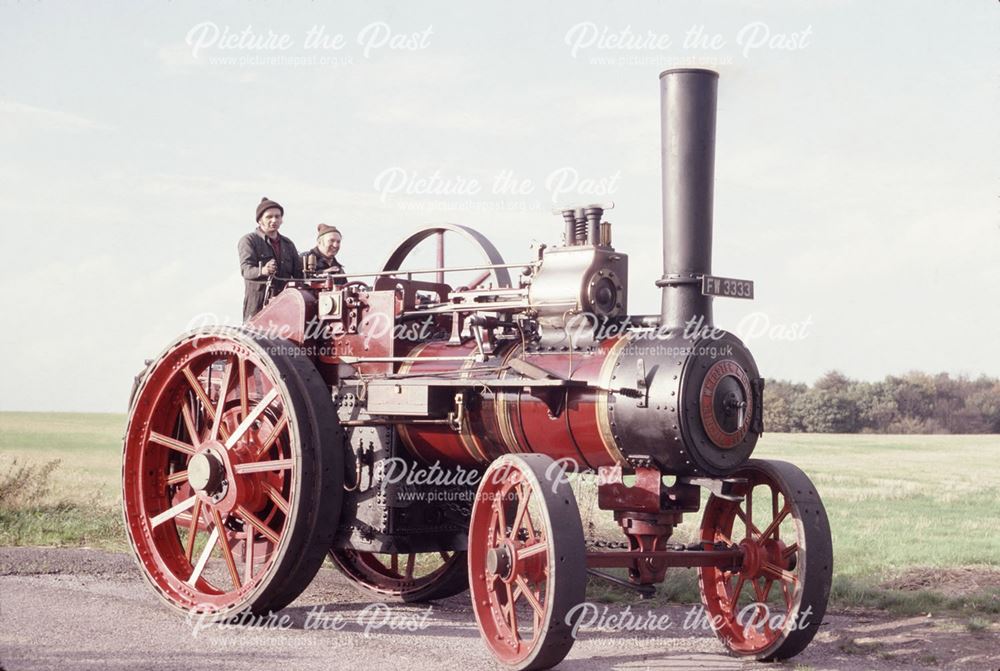 Mr Burr's Traction Engine on a Killamarsh farm