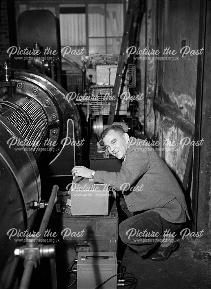 The quarterly testing of the overwind gear at Westhorpe Colliery, Killamarsh