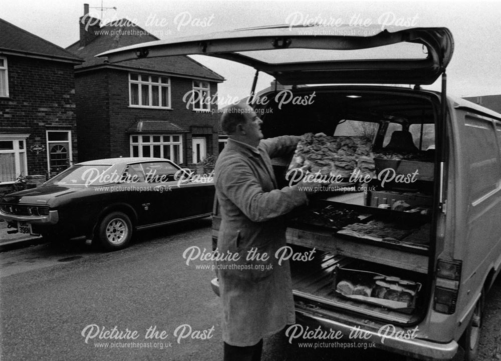 Stoppards Bakers, Market Street, South Normanton, 1981