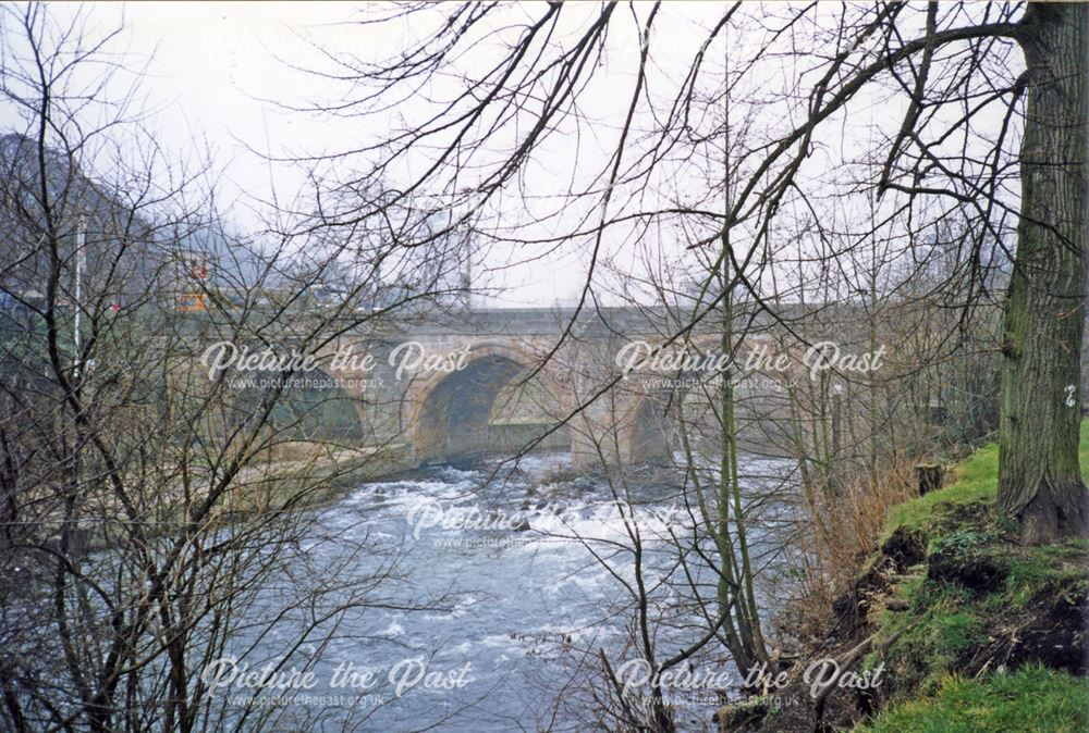 River bridge from park, Matlock