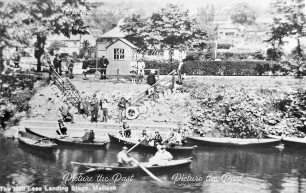 Boating at Hall Ley's, Matlock