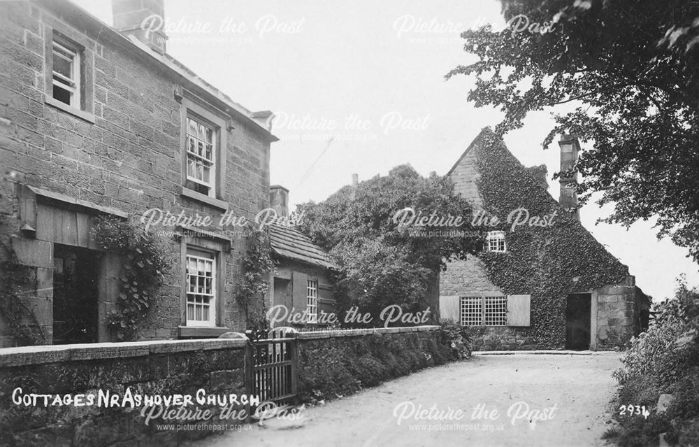 Cottages near Ashover Church