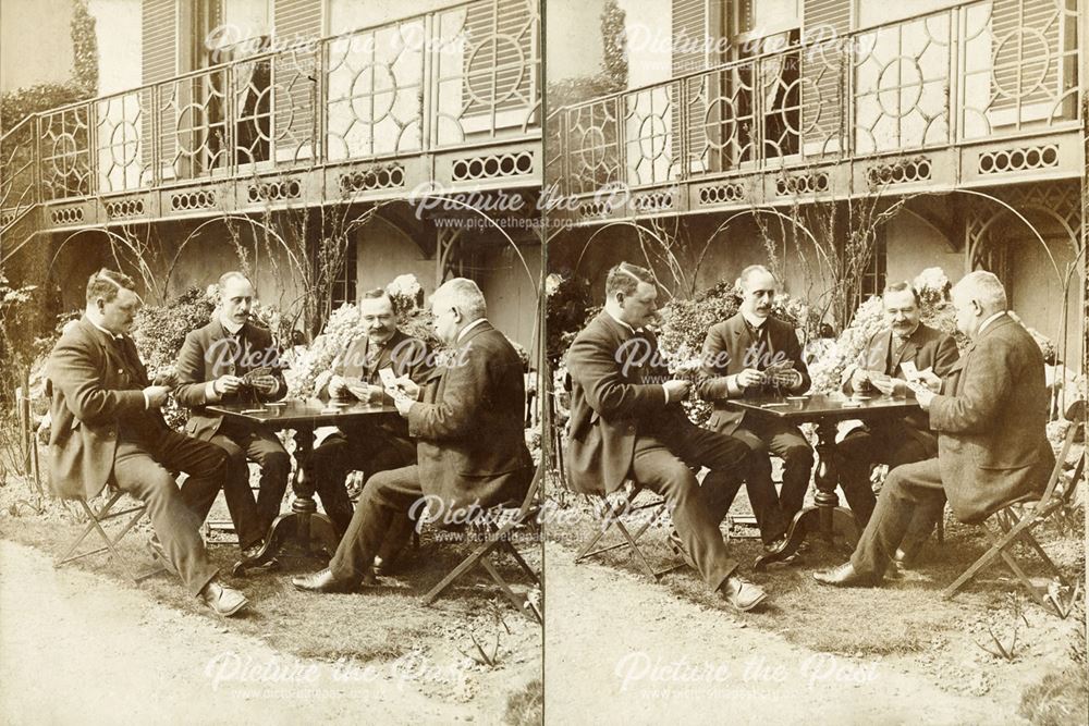 A card game at 58 St Johns Street