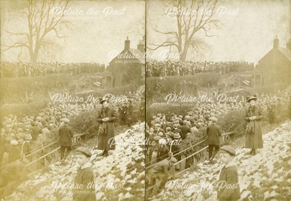 Shrovetide Football, Belper Road, Ashbourne, c 1906-16