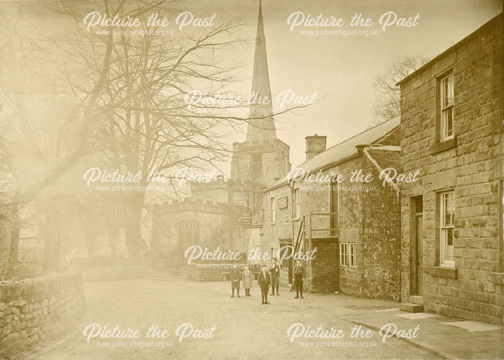 A Group of Boys outside out side the Crispin Inn