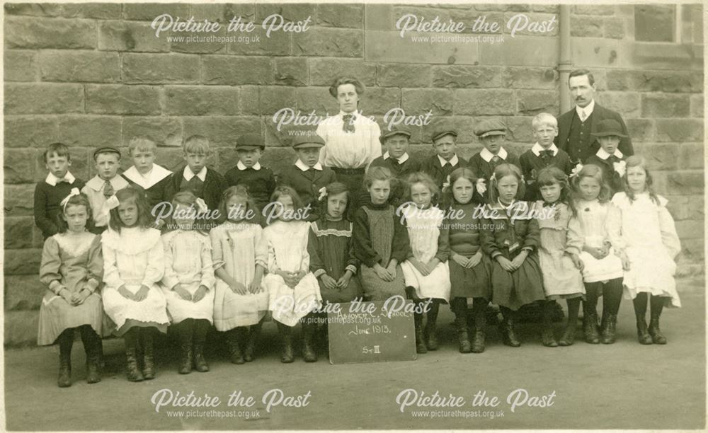 Ashover C School, June 1913