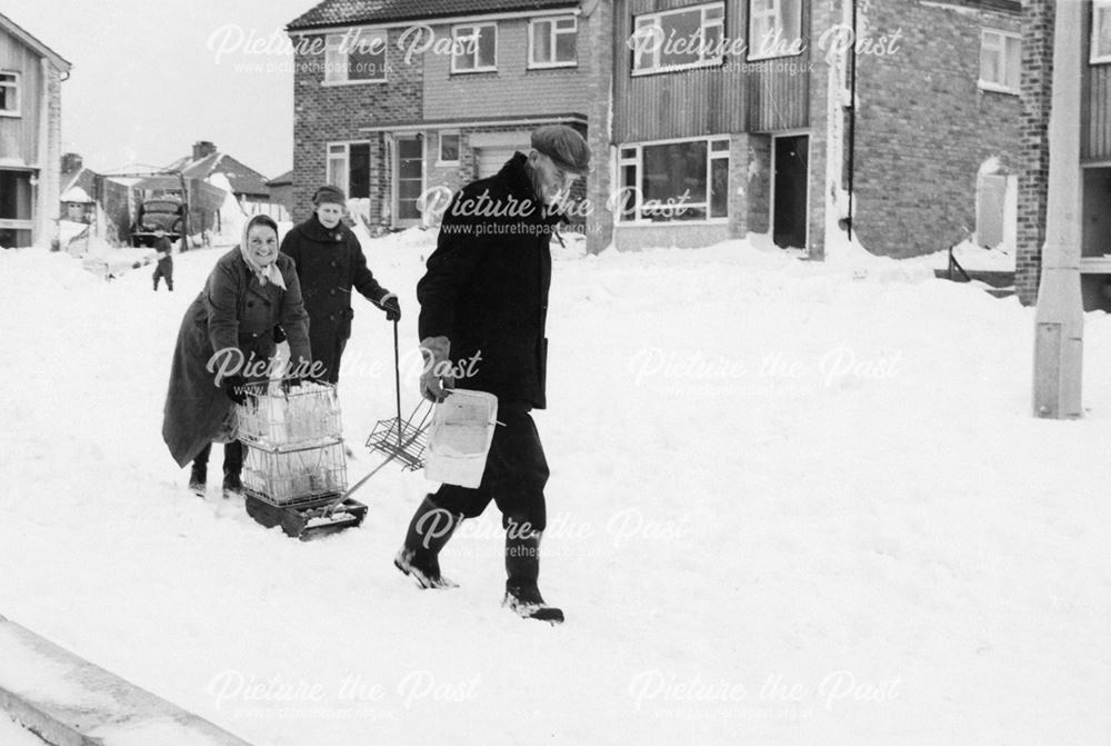 Milk Delivery in the Snow, 1963