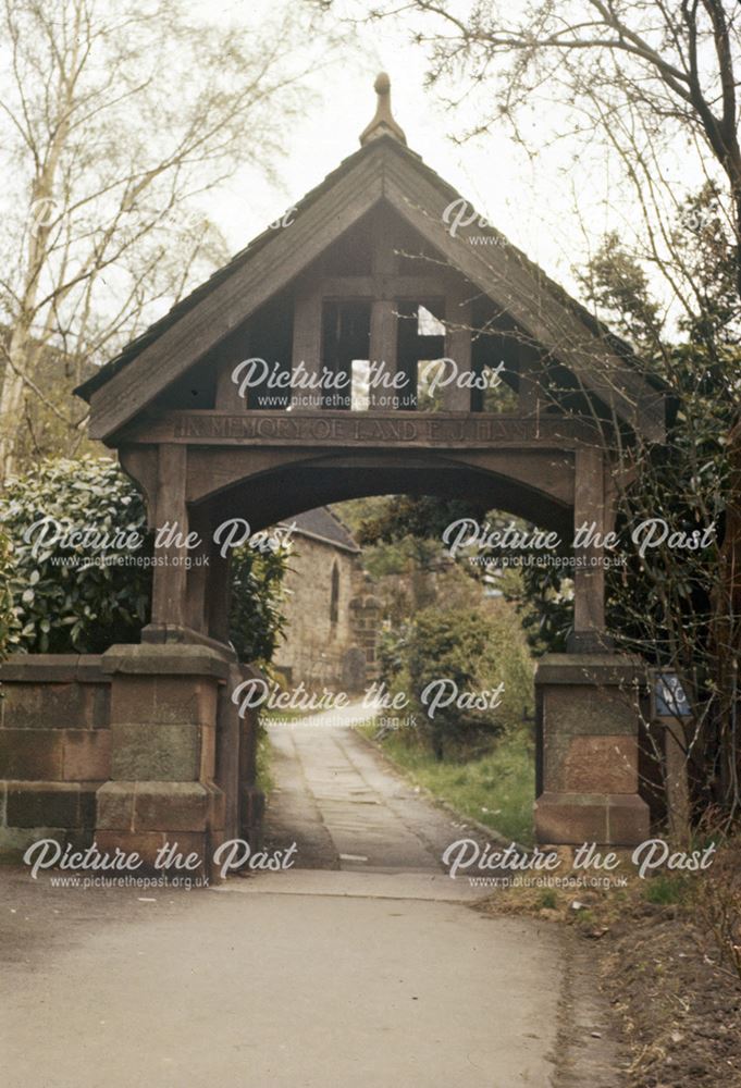 St John's Chapel, Lychgate, Belper, c late 1970s