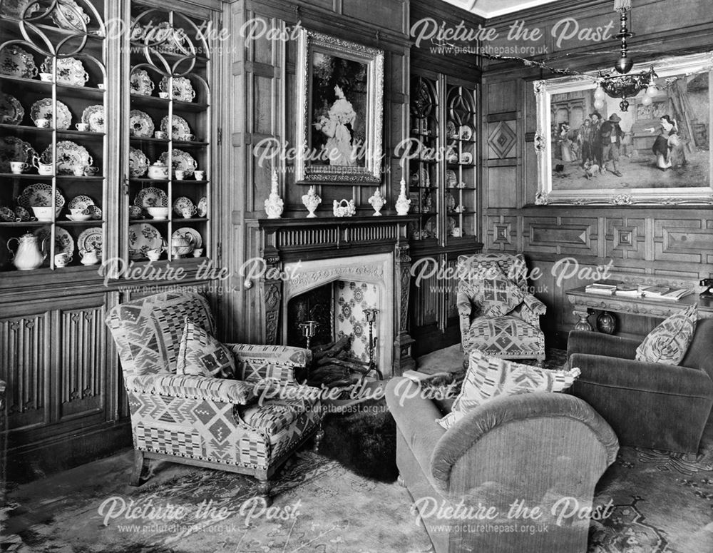 Thornbridge Hall interior, c 1930?