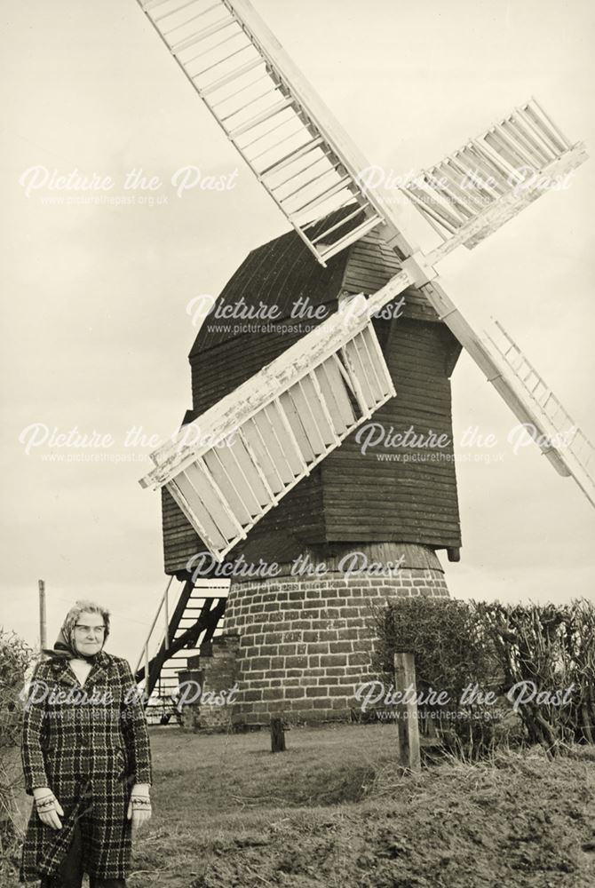 Cat and Fiddle Windmill, Dale Abbey, 1982