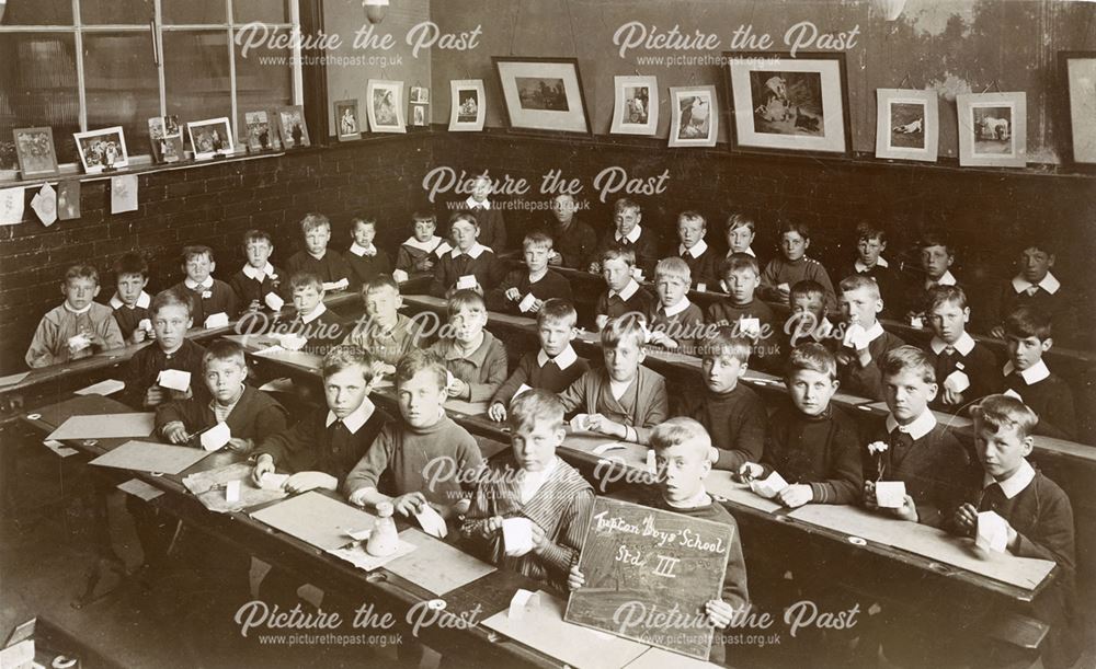 Standard Three class, Tupton Boys' School, late 19th century?