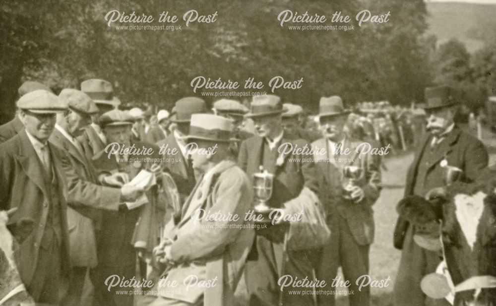 Prize Winners at Ashover Show, 1932