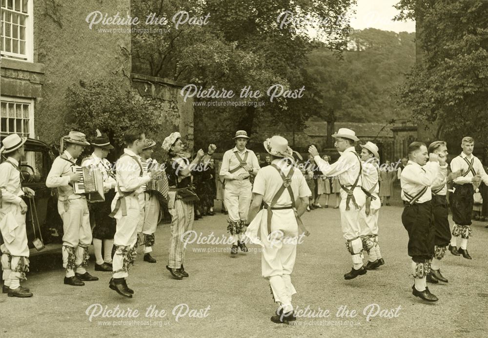 Morris dancing, Tideswell, c 1950