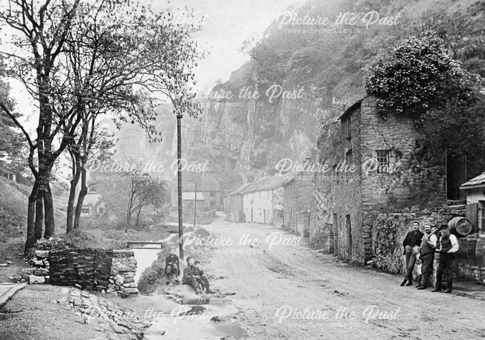 Village Life at Stoney Middleton, c 1900s