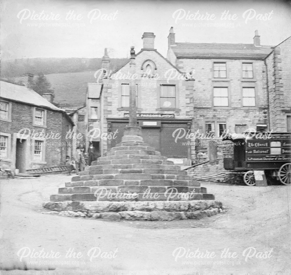 Market Cross, Bonsall, c 1900