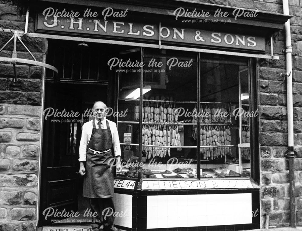 J H Nelson and Sons, Butcher's Shop, Bakewell, 1991