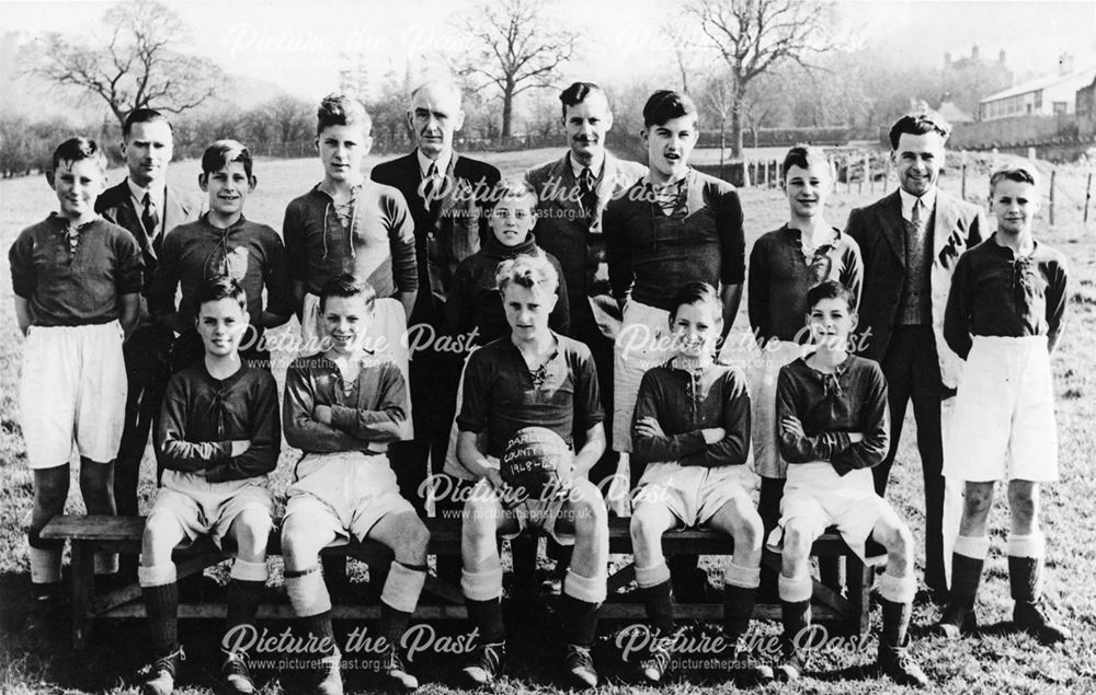 School Football team, Darley Dale, 1949-49