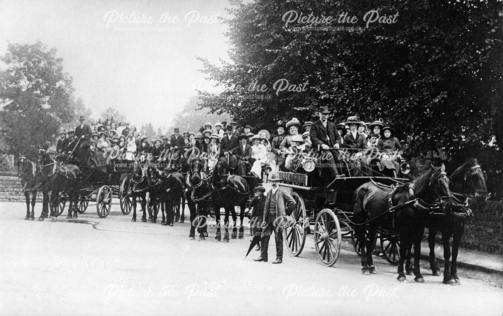 Congregational Sunday School treat, Farley, c 1914