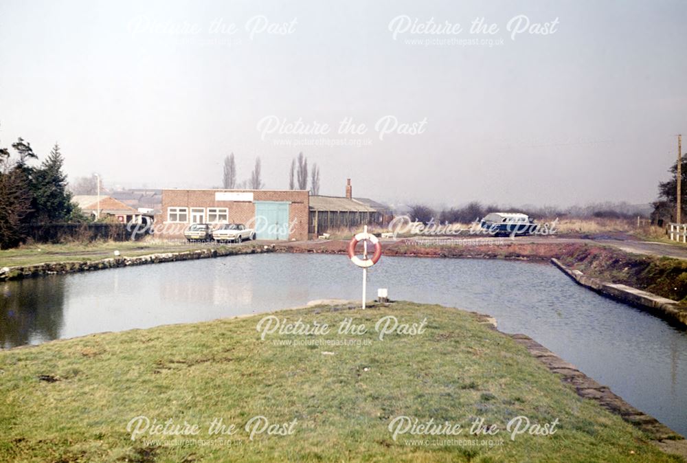 Canal Basin, off Derby Road, Langley Mill, 1985