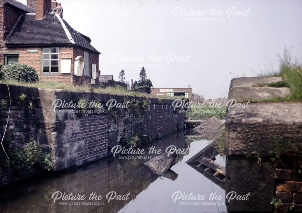 Canal Basin, off Derby Road, Langley Mill, 1985