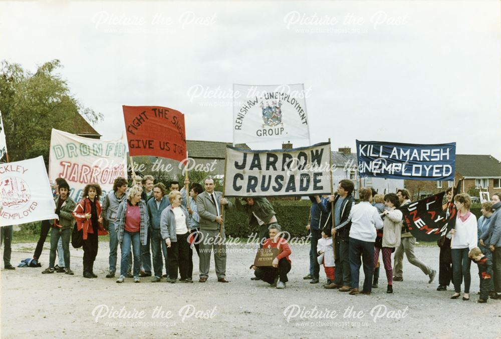 Jarrow petition for Jobs, Eckington, 1986