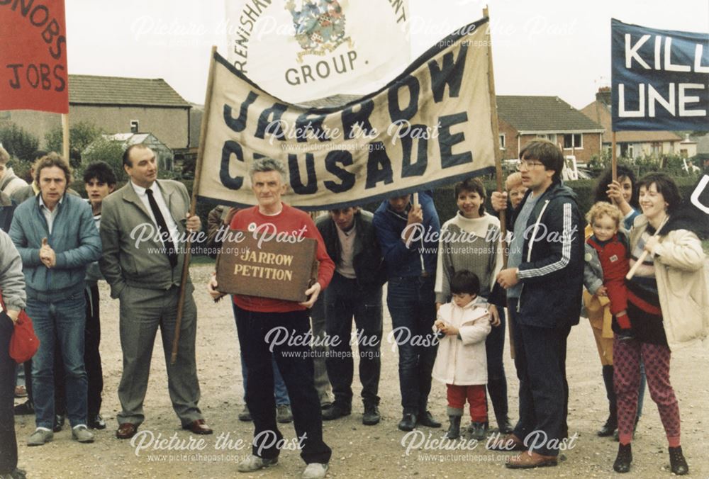 Jarrow petition for Jobs, Eckington, 1986