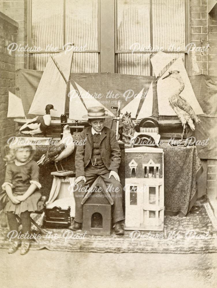 Wilmot and Doris Taylor and their Toys, Sheffield, 1880s-1890s