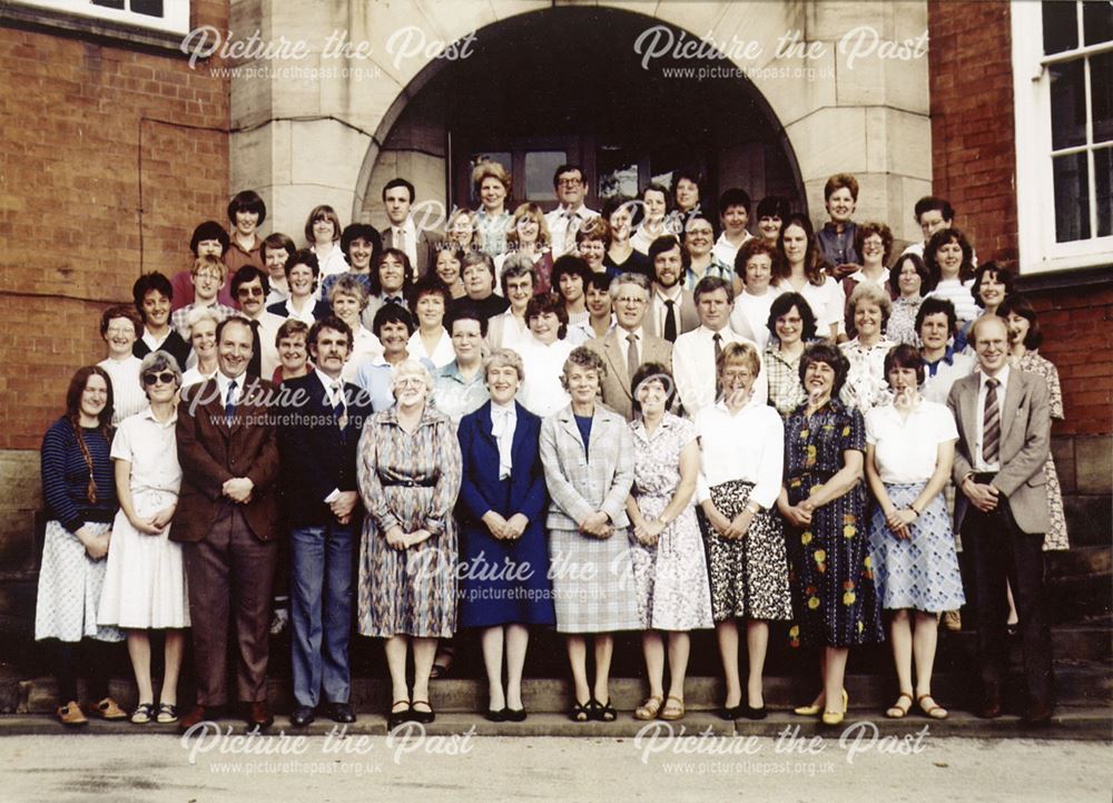 St Helena's School Staff, Chesterfield, 1984