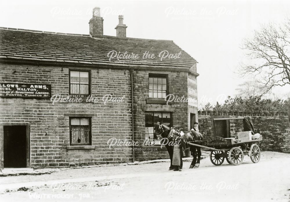 Jim Smith's Shop, Chinley, c 1916