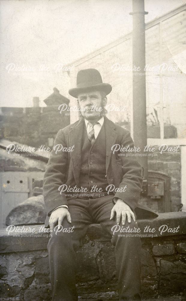 Jack Jones, Postmaster at Holloway, c 1900