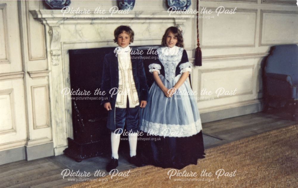 David Gregory dressed in Costume at Sudbury Museum of Childhood, 1974