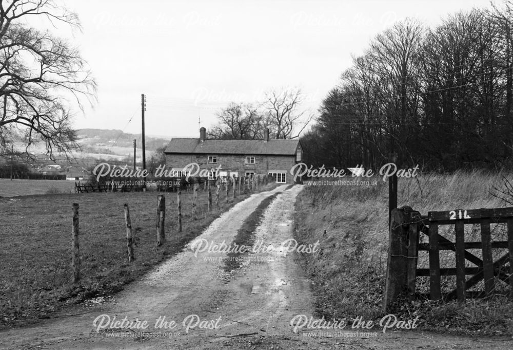 Woodside Cottages, Longedge Lane, Wingerworth, 1971