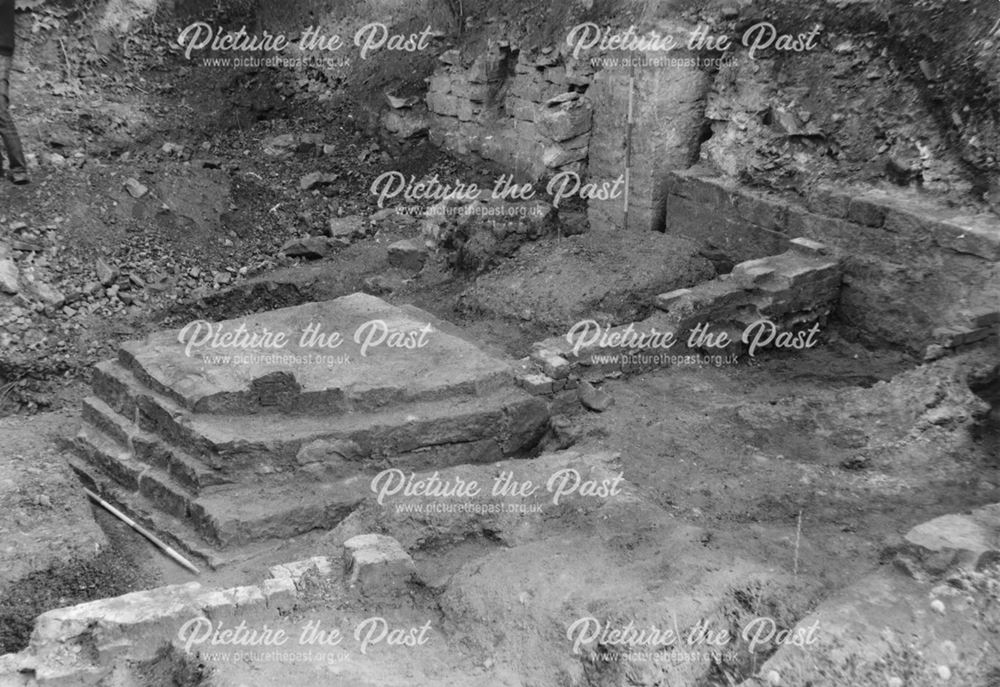 Excavation of Joseph Butler's Ironworks, Wingerworth, 1973