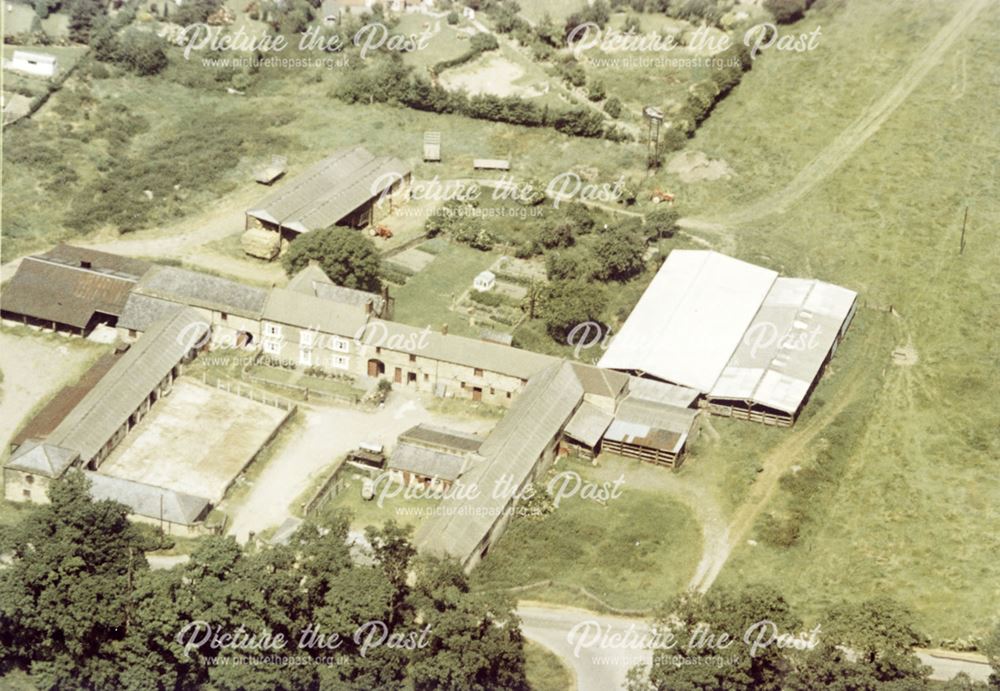 Lydgate Farm Aerial, Longedge Lane, Wingerworth, c 1970