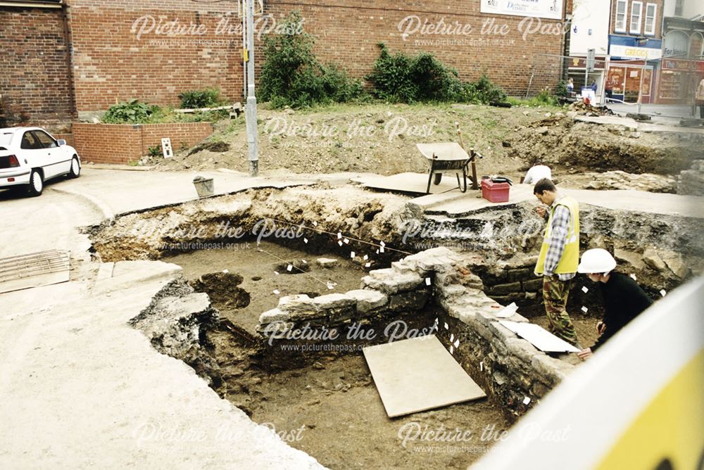 Excavation of Roman Walling, Church Way, Chesterfield, 2000