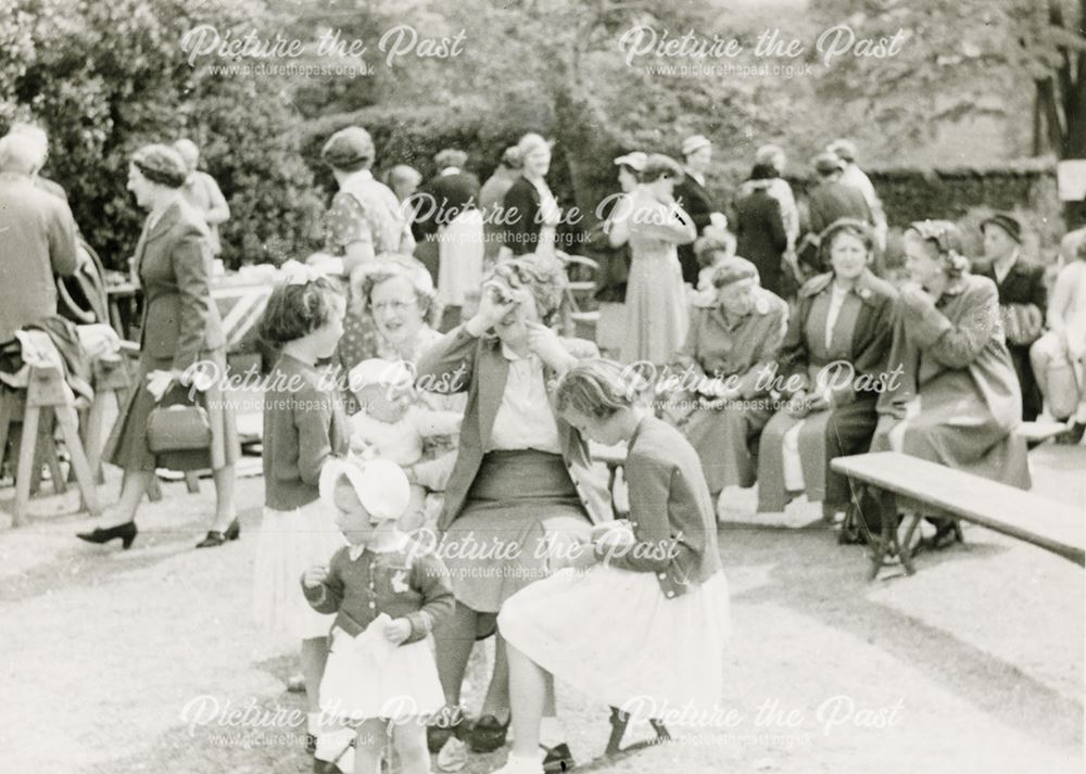 Ashover Fete, Rectory FIelds?, All Saint's Church?, Ashover, 1955