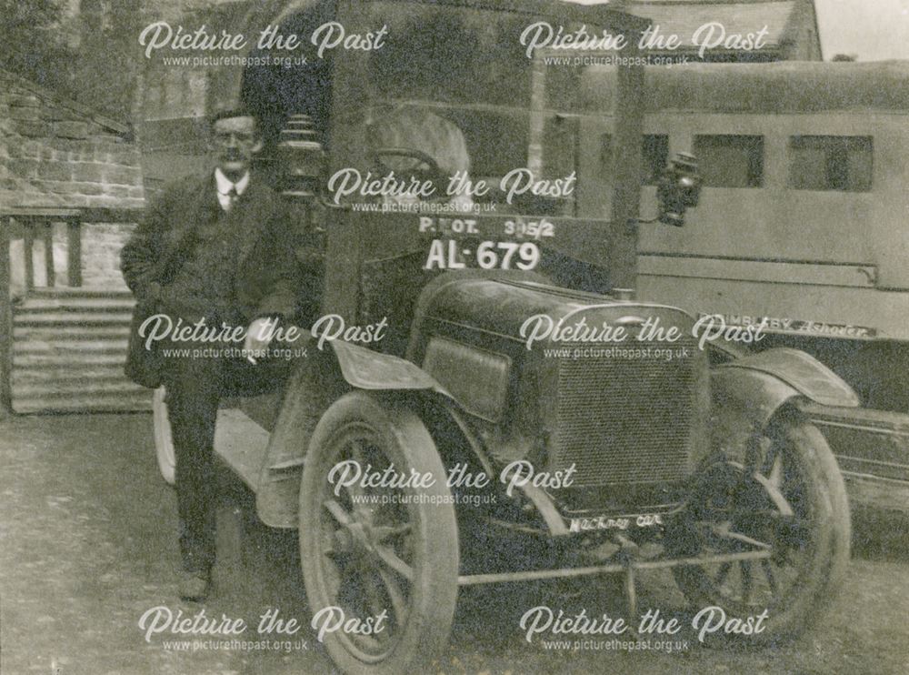 Mr David Dimbleby's First Bus, Ashover, 1918