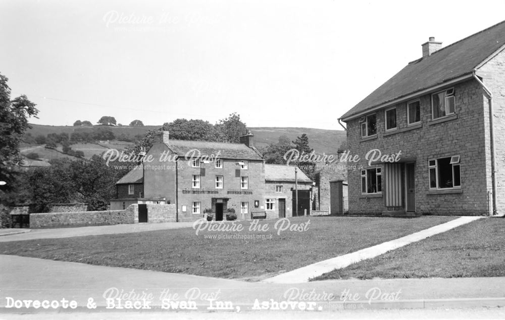 The Black Swan Inn, Church Street, Ashover, c 1950s